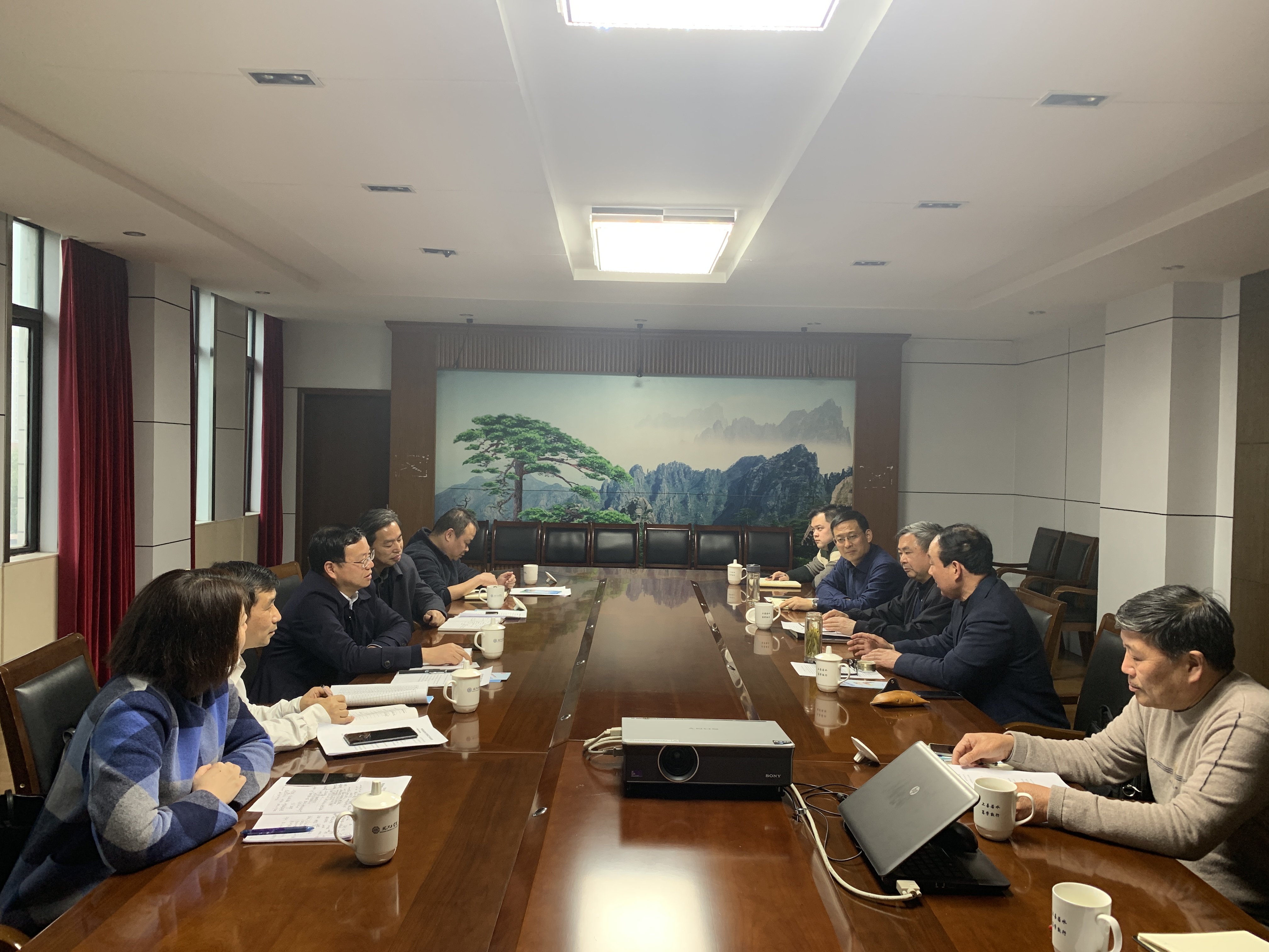马鞍山市人力资源和社会保障局领导来bat365官网指导工作