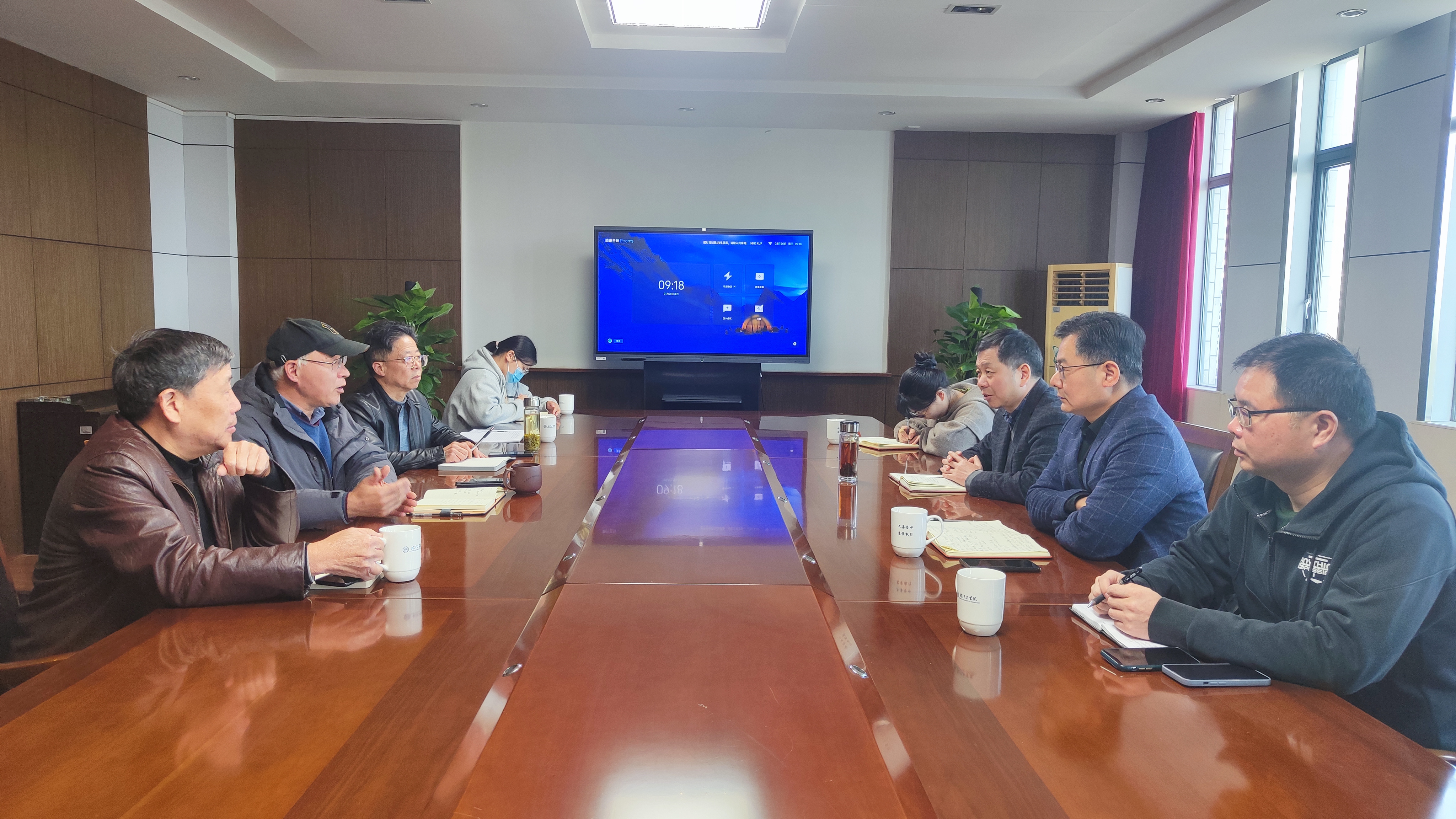 马鞍山市科技局汤向阳一行来bat365官网调研