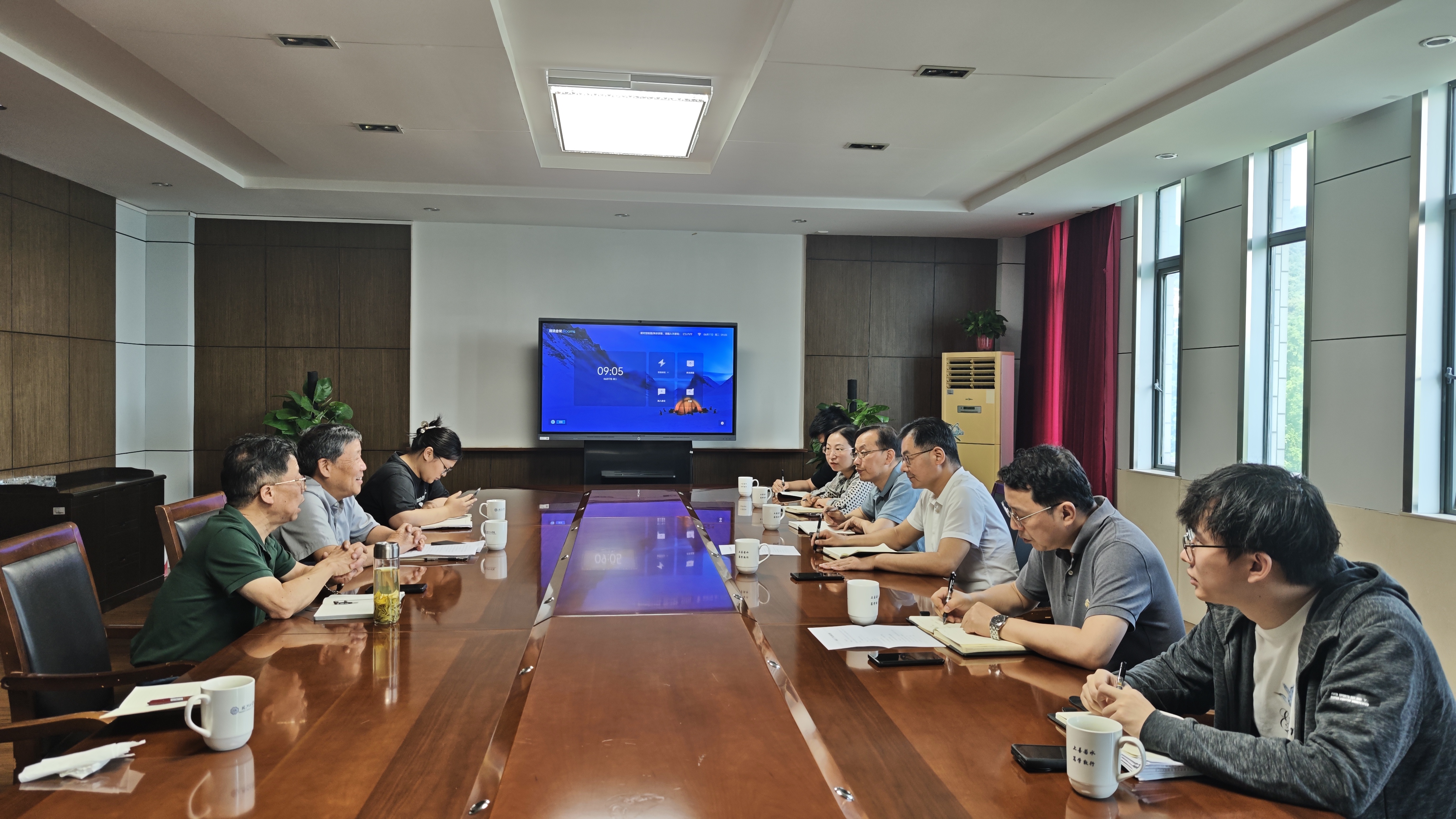 马鞍山市科技局一行赴bat365官网调研
